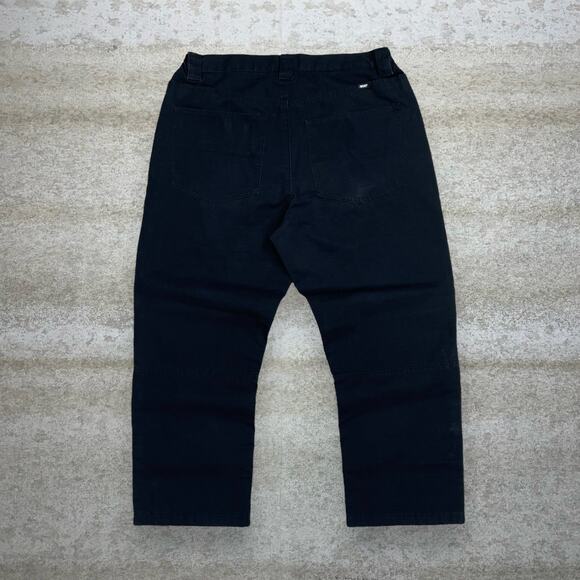 Vintage SOG Tactical Pants Jet Black Baggy Fit Cargos Military Grade 90s - Picture 1 of 4